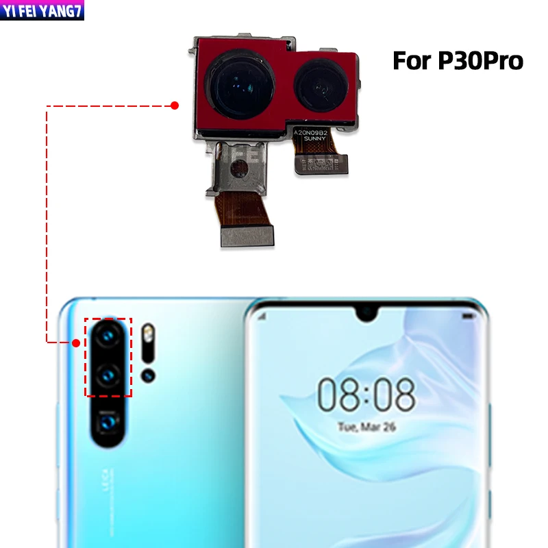 

Original Rear View Back Camera Main Facing Camera Module Flex For Huawei P30 Pro P30Pro Replacement Parts