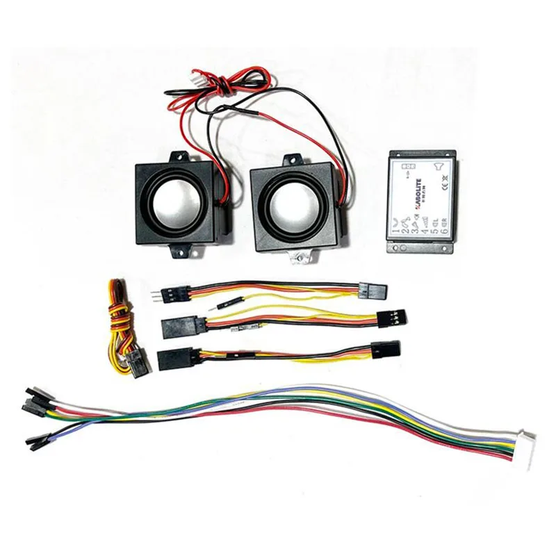 

KABOLITE Audio Group System Speakers Are Suitable for RC 1/14 Hydraulic Excavator Remote Control DIY Model Upgrade Accessories