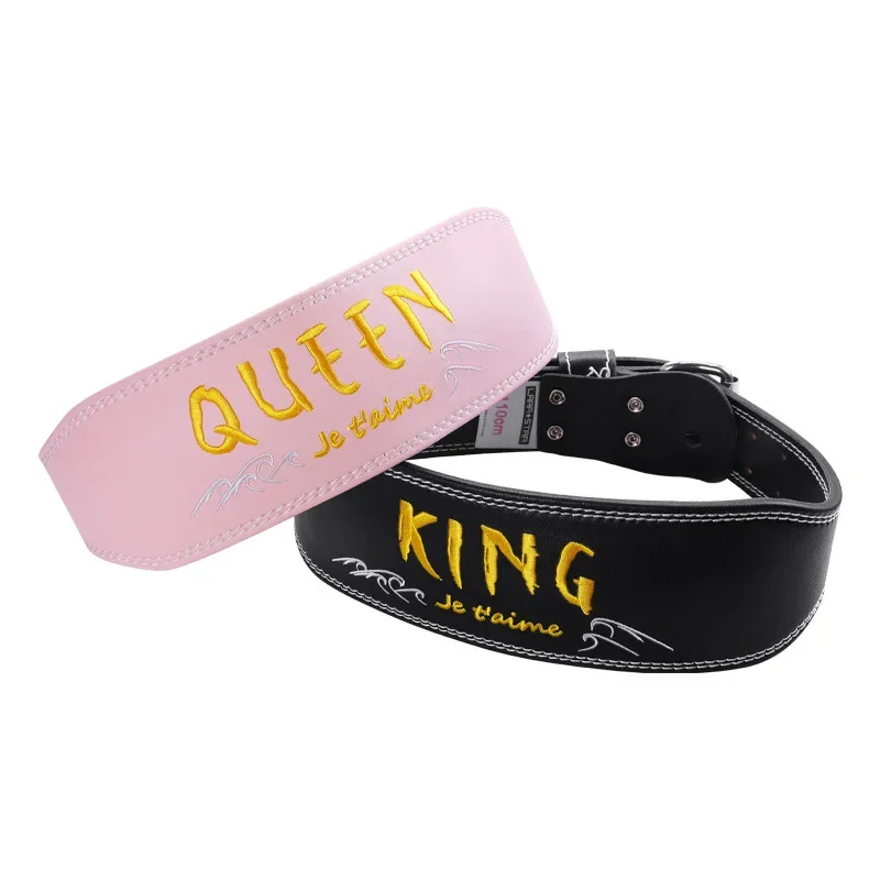 

Couple Fitness Belt Weight Lifting Squat Three Layers of Cowhide Thickened Sponge Waist Strength Training Support Workout Belt