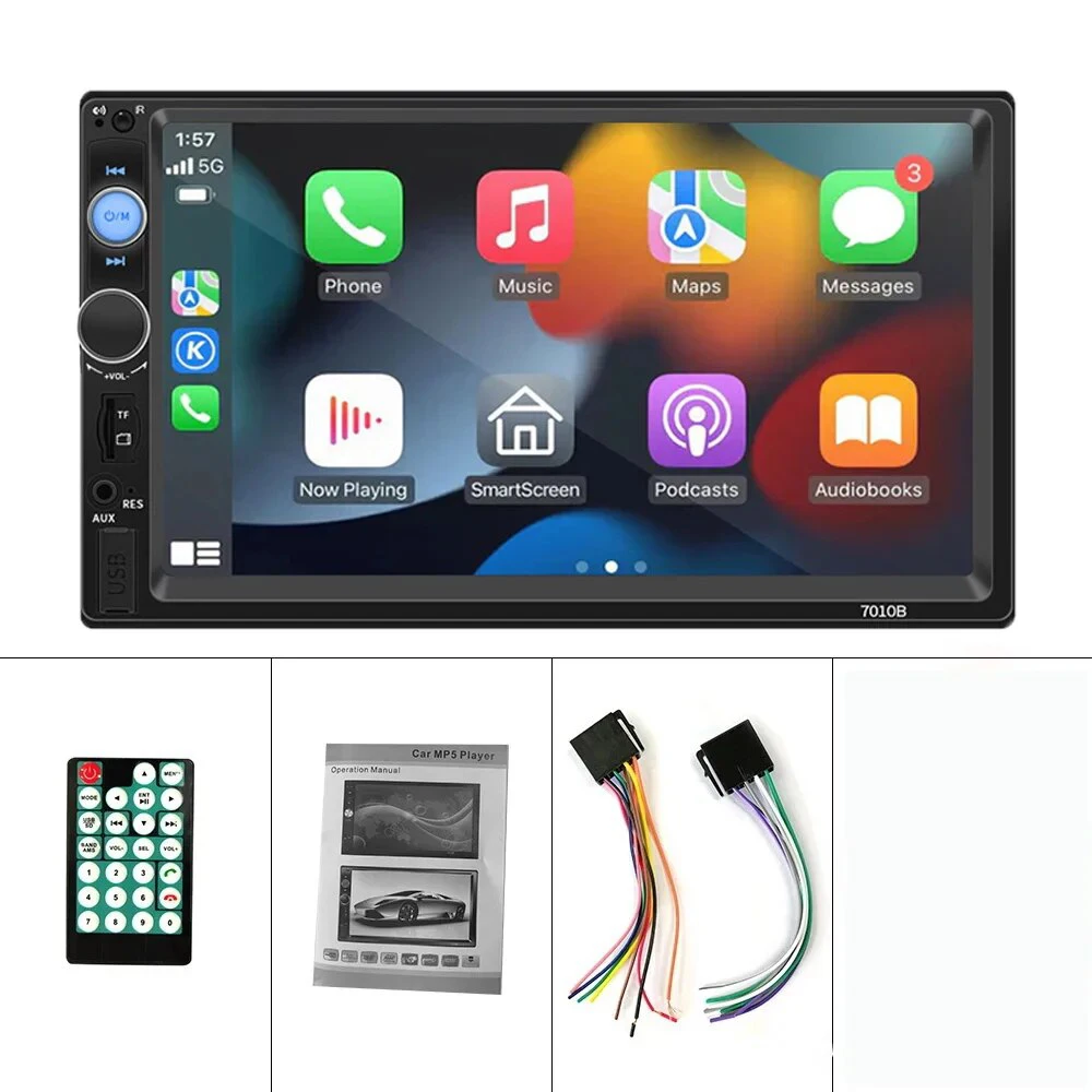 

2Din Car Radio 7Inch Carplay Android Auto Multimedia Mp5 Player Car Stereo Bluetooth Usb Tf Fm for Toyota Honda Car Radio