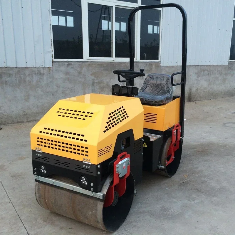 Road Construction Double Drum Vibratory Road Roller 13 TON Oscillatory Roller For Sale