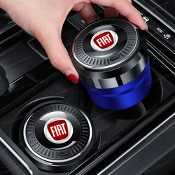 Interior Accessories Portable Luminous Ceramic Liner Cigarette Car Ashtray For FIAT Abarth 500 Panda Bravo Punto Ducato Freemont