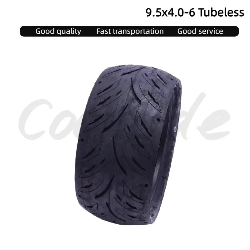 

Вакуумная шина для электросамоката 9.5x4.0-6, 6-дюймовая расширенная внедорожная шина, подходит для аксессуаров для электросамокатов.