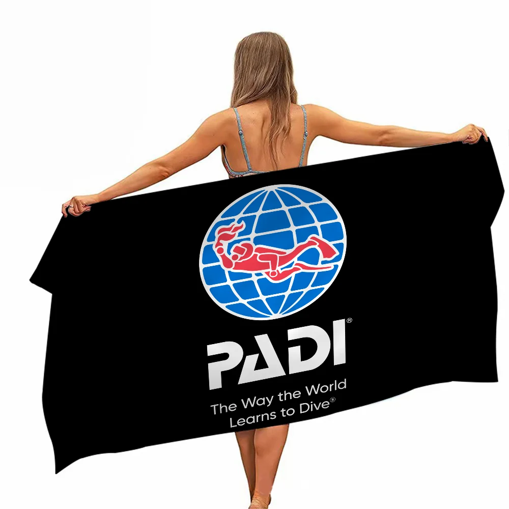 PADI Towel Microfiber Beach Towel Absorbent Quick dry Soft Yoga Swimming Resort Mountain Climbing Towel