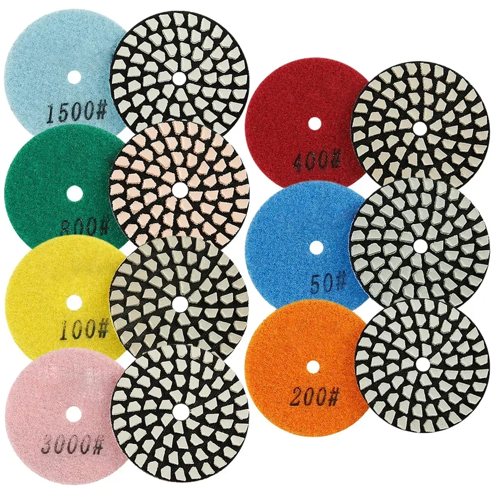 3in Dry Polishing Pad Sanding Discs 8cm Grinding Wheel Marble Granite Stone Tile Polishing Pad Sanding Discs 8cm Grinding Wheel