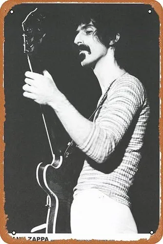 Music Metal Posters Frank Zappa Amsterdam 1970 Tin Sign ;