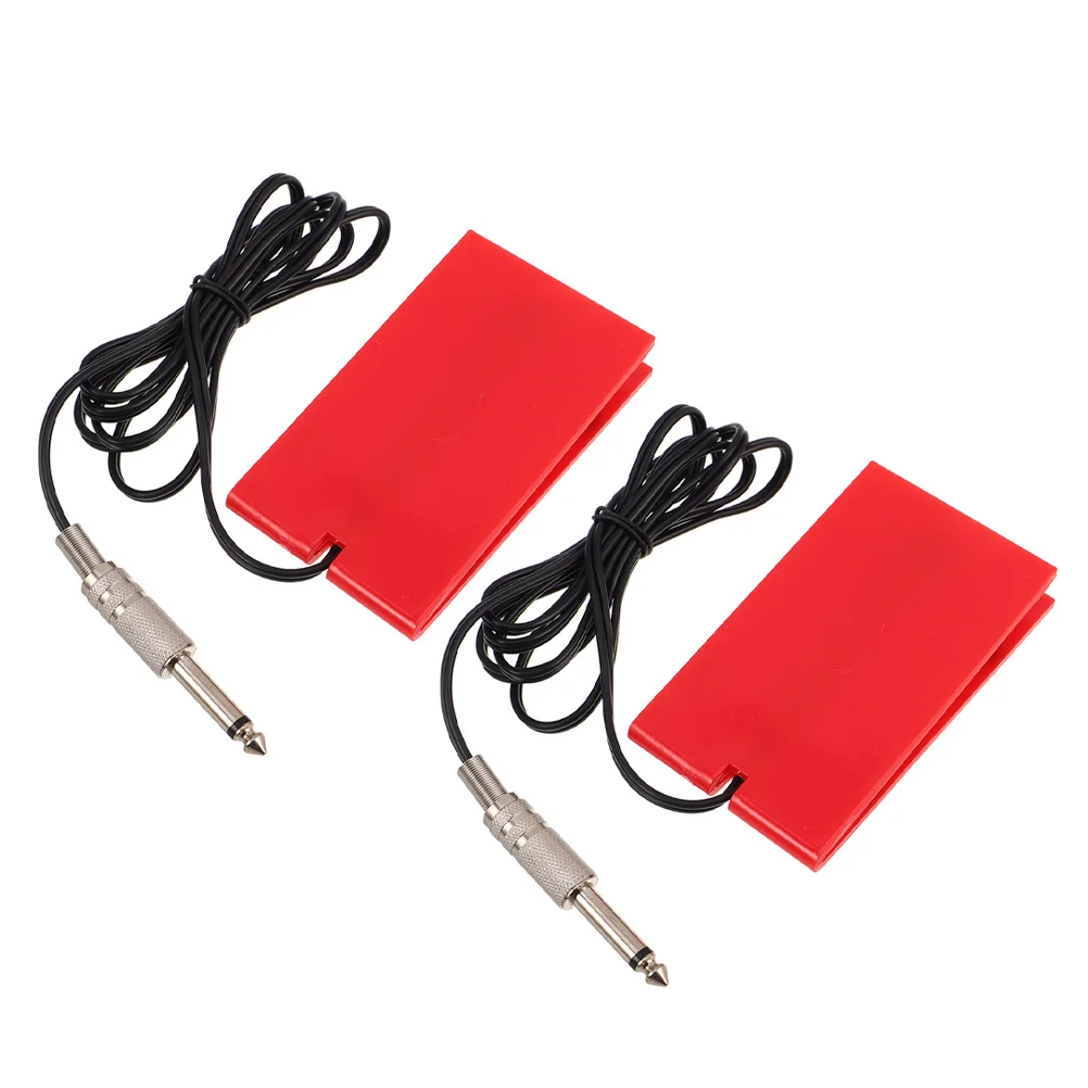 

2Pcs Tattoo Foot Pedal Non Slip Touch Switch Plug Power Supply Control for Tattoo Machines Foot Control Pedal Switch