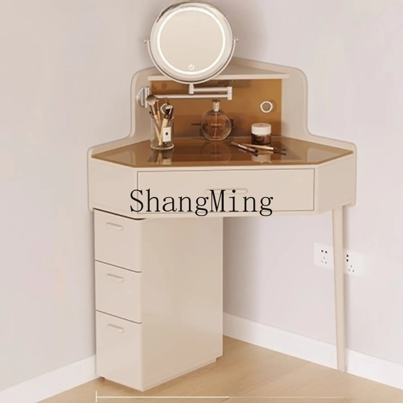 

FG corner dresser bedroom corner triangle makeup table small modern simple ultra-narrow small apartment