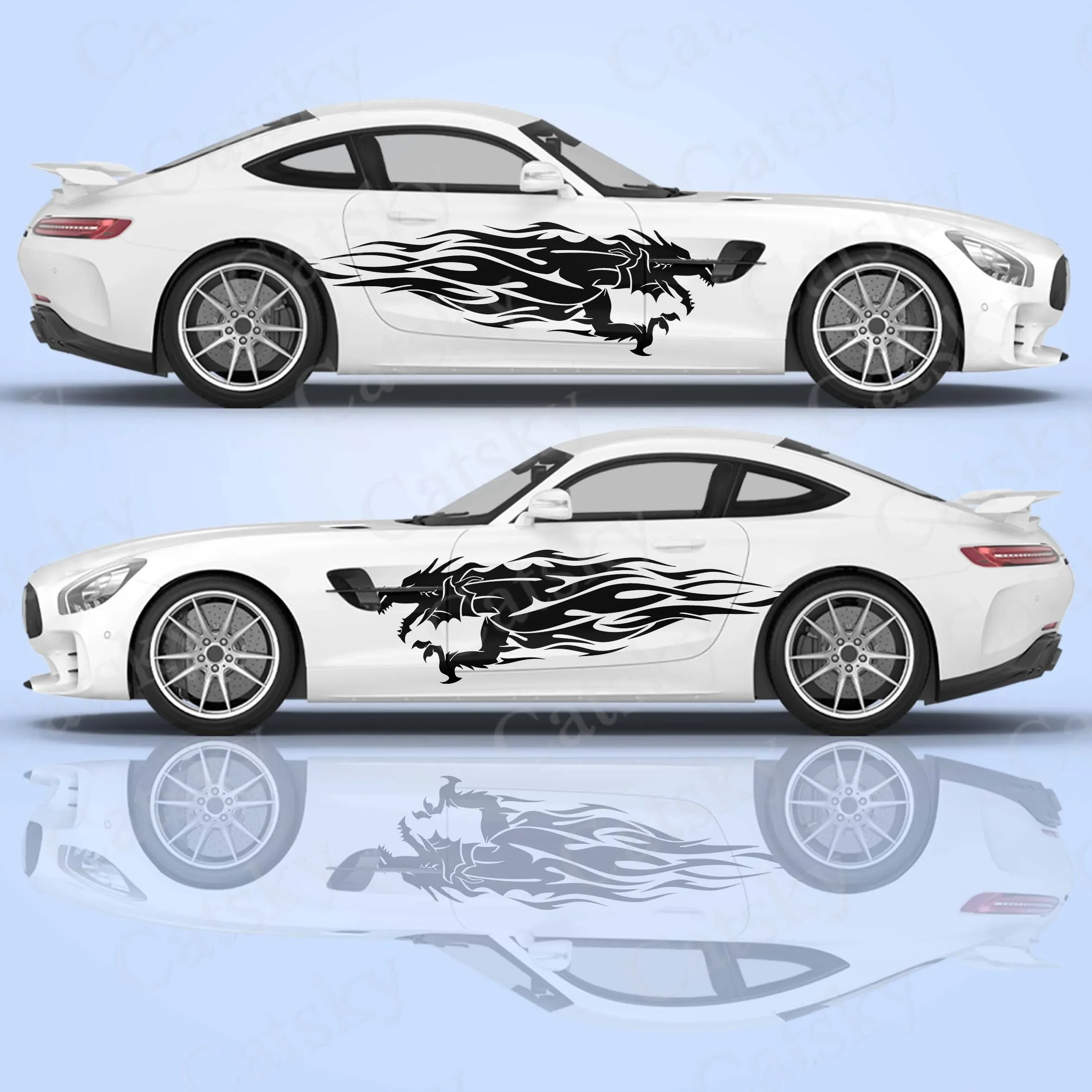 animal lion leopard graphic car sticker suitable for most vehicles wrap side vinyl graphic vector graphic sticker decal