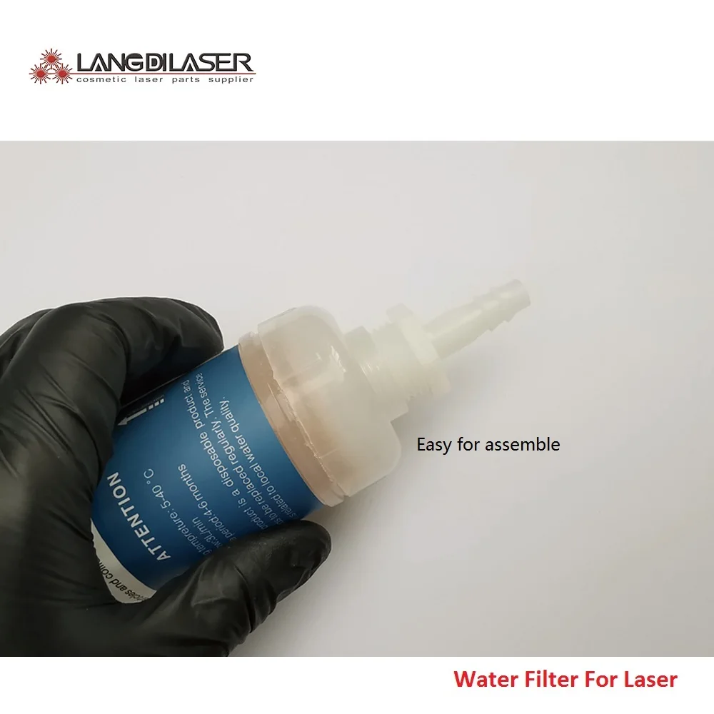 Filter-With-Ionic-Exchange-Resin-Inside / Softening Water Quality / For Laser System Installation