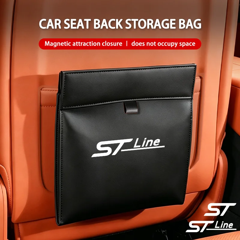 magnetic-adsorption-car-garbage-bag-pu-leather-car-back-seat-hanging-trash-bin-for-ford-st-line-organizer-interior-accessories