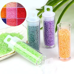 1200Pieces/Tube Japanese Glass Seed Beads 2MM Round Beads For DIY Needlework Fresh Style 2MM Garments Accessories