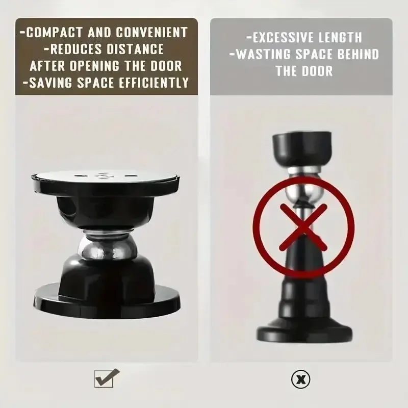 سيليكون الباب تمتص اللمس سيليكون المضادة للتصادم باب فندق المنزلية قوية المغناطيسي قوي كتم الباب كشك الباب سدادة