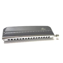 Feifan Chromatic Harmonica, G64, 16 Holes Harp, Mouth Organ, Alloy Comb, Darksteel Cover Plate, Professional Musical Instruments