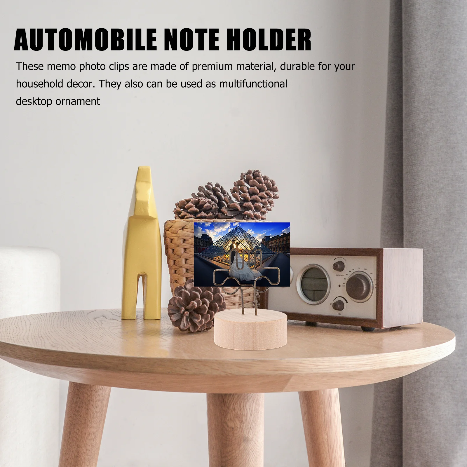 

12Pcs Cute Car Memo Clip Stands for Business Card Photo Holder Table Menu Place Card Decoration Baby Shower Engagement Party