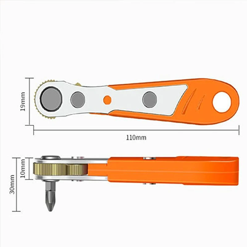 Imagem -05 - Mini 36-dente Chave de Fenda de Catraca de Dupla Utilização l Chave de Dobra Pequeno Espaço Manutenção Operação Chave de Fenda Ferramenta de Soquete