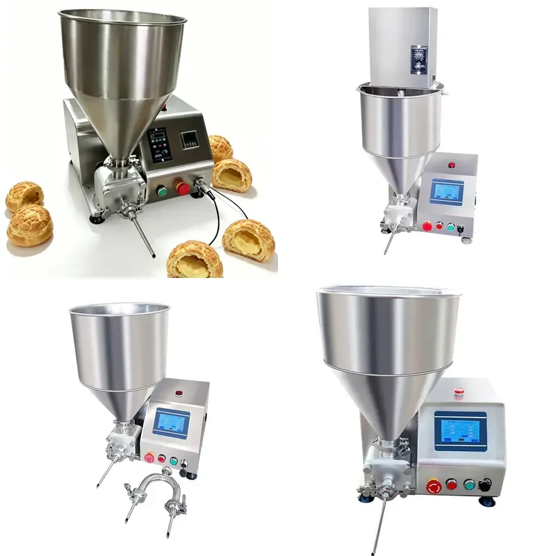 Energy Saving Electric Cream Filling Machine Croissant Core Injection Equipment for Food Processing