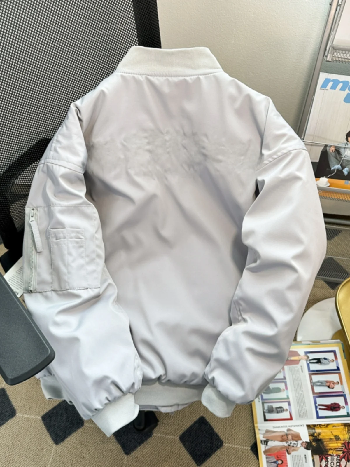 

Winter Thiened American Embroidery Couple Jaet Cotton down Baseball Coat Men's Casual Faion Outerwear Youth Sle