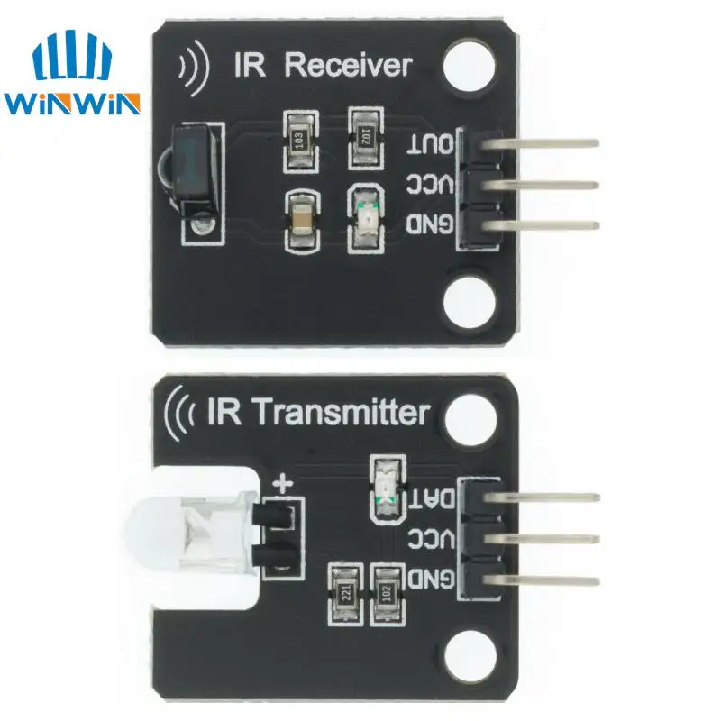 Moduł nadajnika podczerwieni na podczerwień Ir cyfrowy odbiornik podczerwieni 38 khz moduł czujnika dla Arduino elektroniczny blok budowlany
