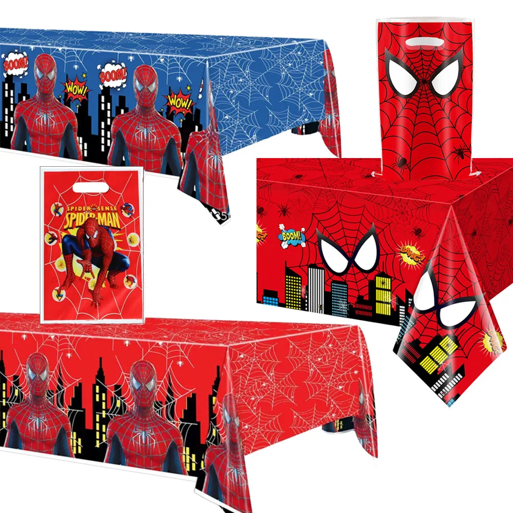 Dekoracje obrusowe Spiderman Artykuły urodzinowe Motyw Spiderman Jednorazowe nakrycie stołu Dziecko Urodziny Party Supplies Baby