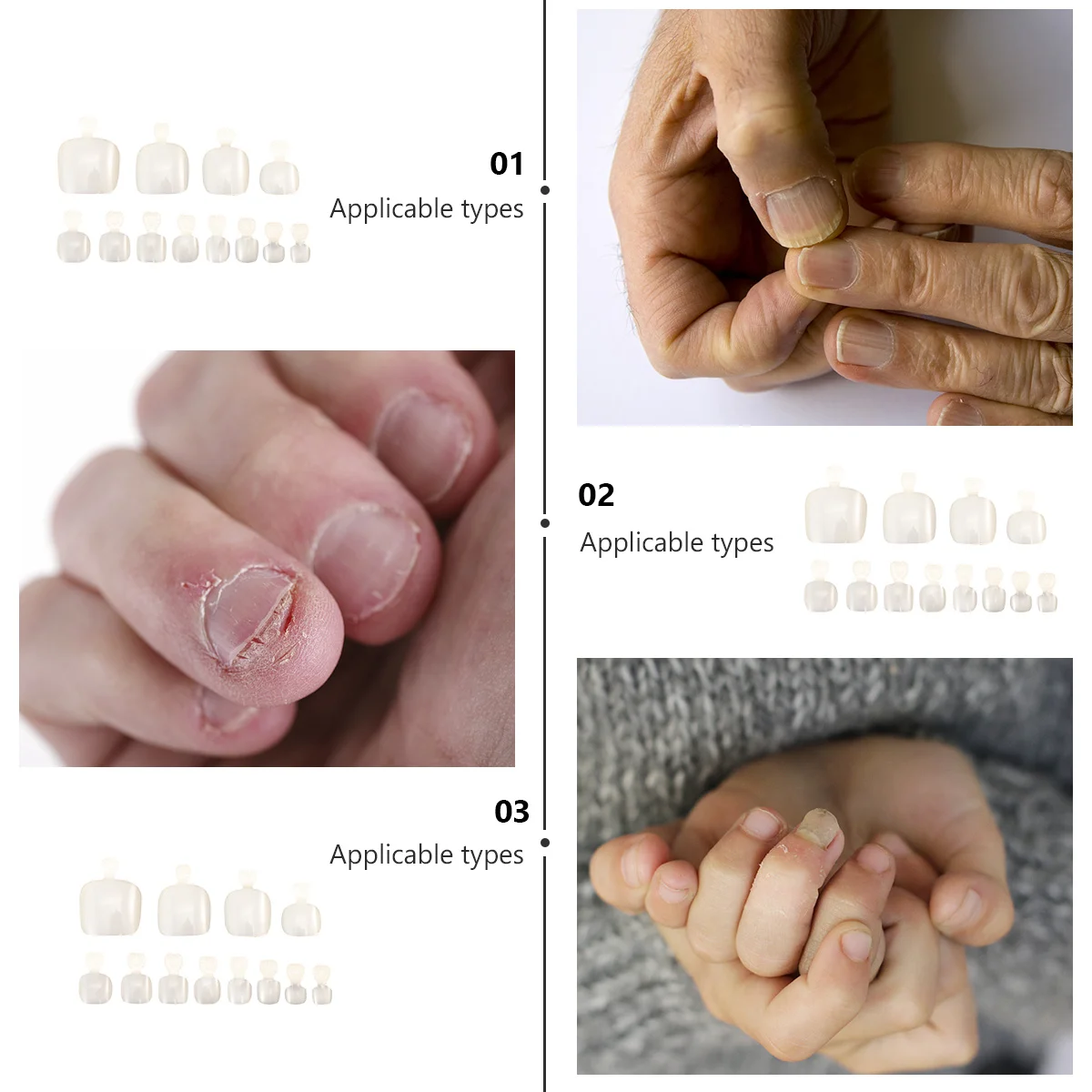 

600 шт., искусственные кончики ногтей, полное покрытие, легко удаляемые ногти, сделай сам, педикюр, украшения для ногтей, принадлежности для салона дома