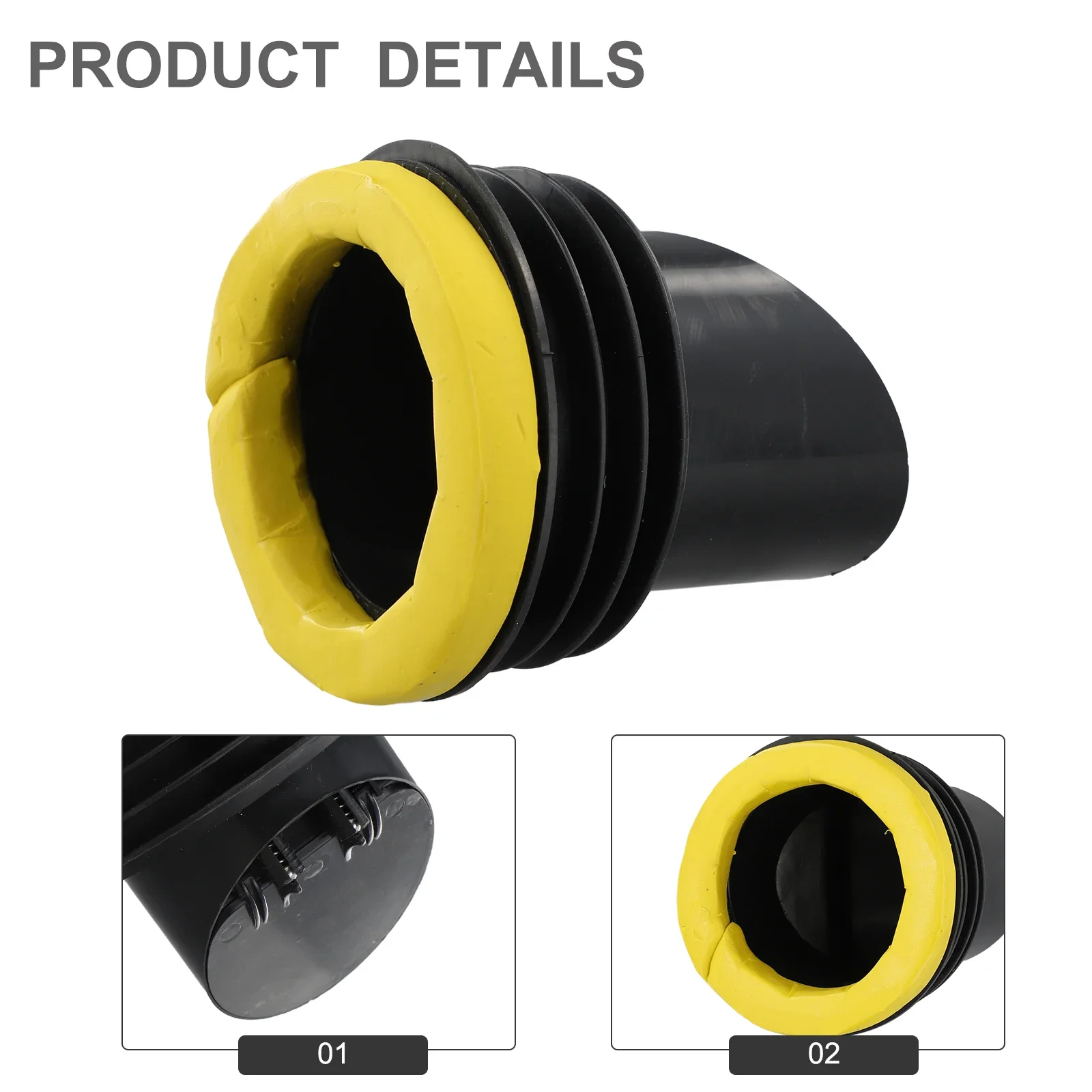 1pcs Toilet Flange Sealing Ring Check Valve Rubber Ring Leak Proof Anti-Backflow Perfect Seal Bathroom Toilet Accessories