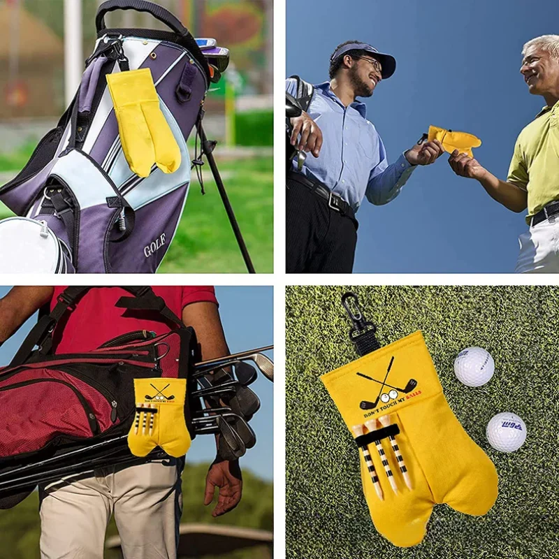 Innovative Golf Ball Bag Pouch Funny Golf Accessories Sacks Portable Golf Pockets Gag Gift For Boyfriend Gifts Golf Accessories