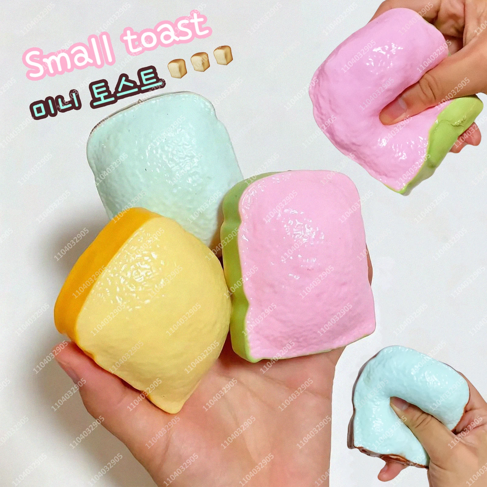 Food-Shaped Crunchy Stress Ball Shapeable Squeeze Ball Squishy Toys ASMR Anxiety Relief Portable Fidget Desk Toys for Adults