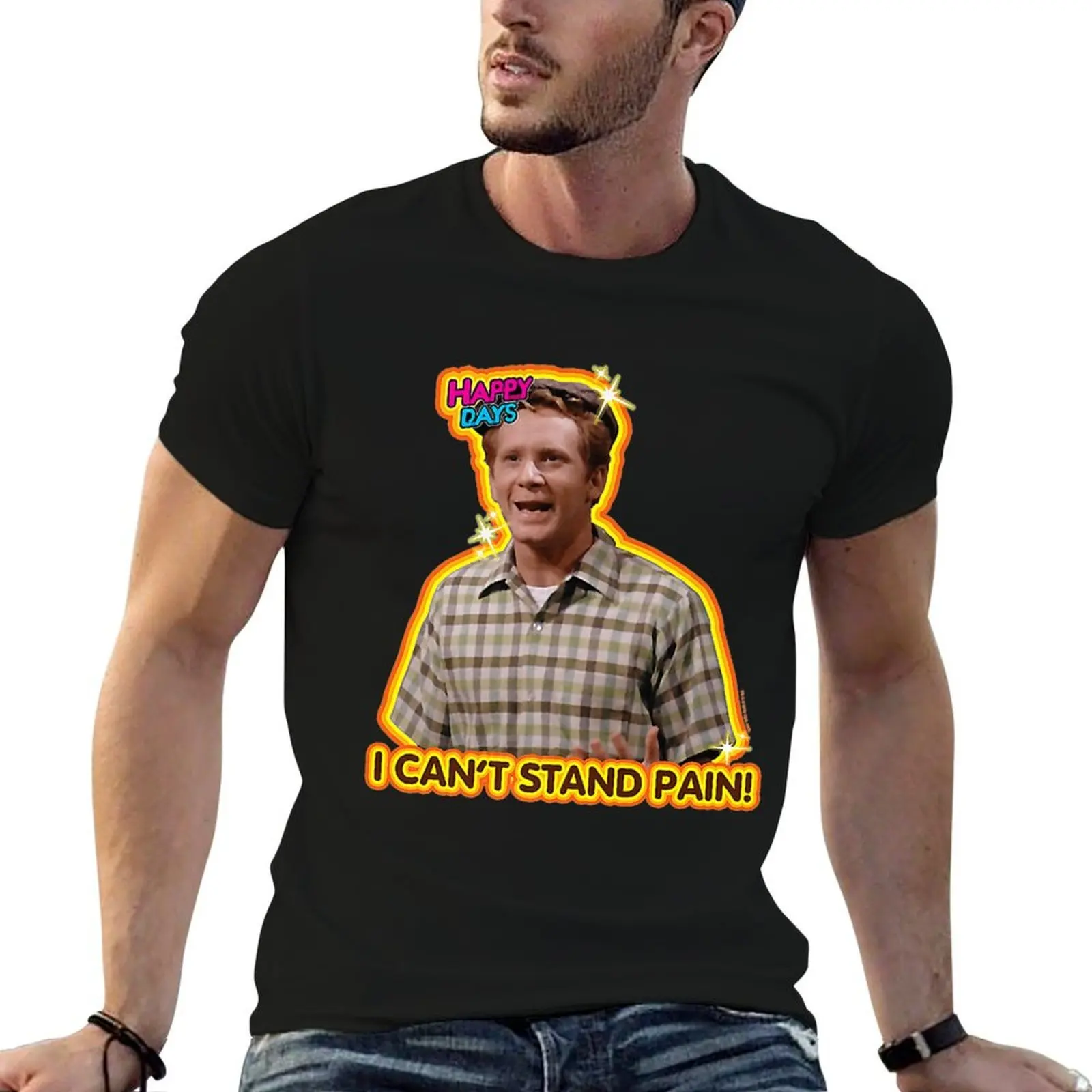 

Happy Days Ralph I can't and Pain Premium T-Shirt man t shirt heavy cotton t shirts for man cotton funny T-Shirt