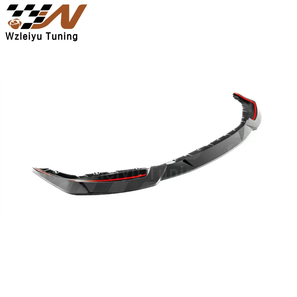 

R Style Dry Carbon Fiber Front Bumper Lip Fit For BMW G87 M2 High Quality Fitment