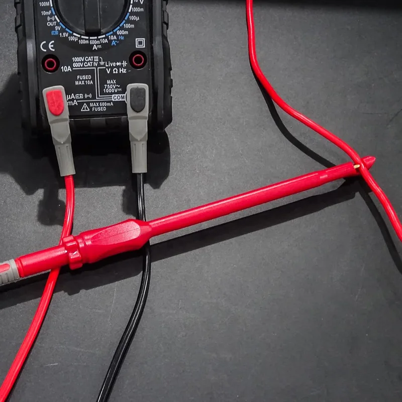 Multi meter probe 4mm banana plug, no breakage, quick puncture, steel needle, auto repair circuit detection, back needle