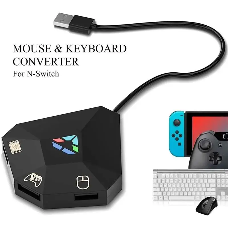 

Console for PS4/PS3 Game Controller Keyboard Adapter USB Connection Mouse Converter For Nintendo Switch |PS4/PS3|Xbox