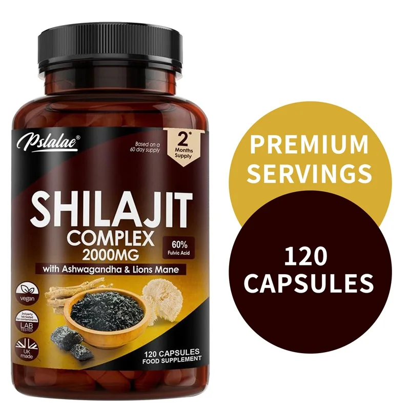 

Shilajit Complex - Control Blood Sugar Levels, Fight Aging, Improve Brain Function, Protect The Heart