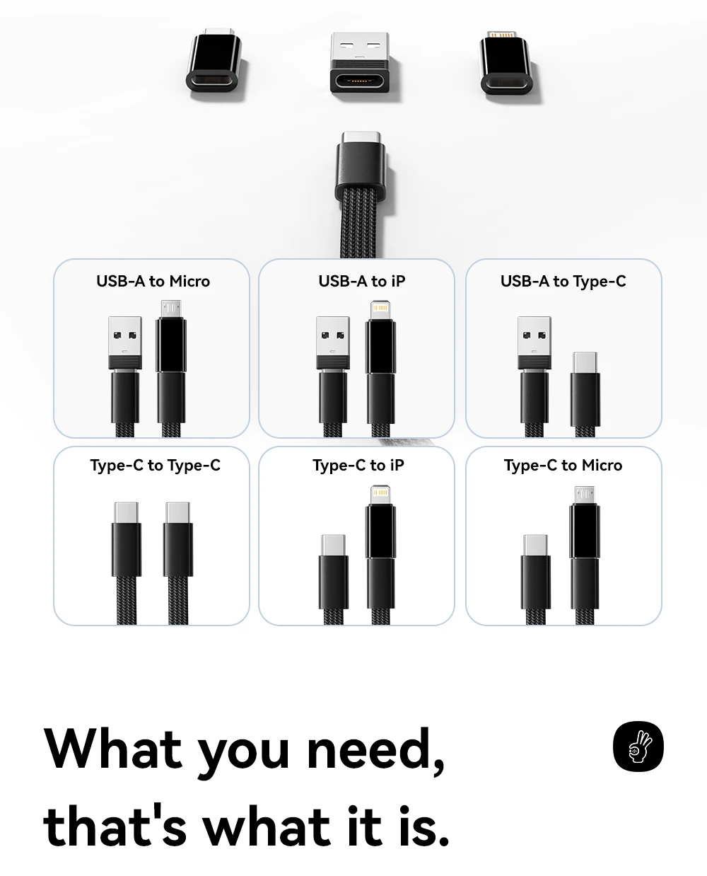 Essager PD 60W USB Type C Cable Set Fast Charging Data Sync for iPhone 17/16/15 with Storage Box And Holder Travel-Friendly