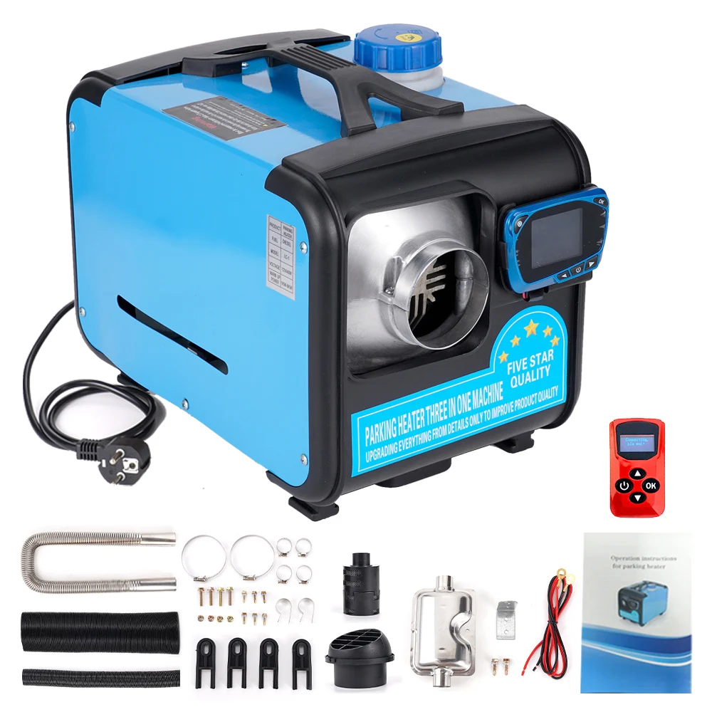 

Автомобильный обогреватель 2/8 кВт, дизельный воздухонагреватель 12 В/24 В с глушителем, дистанционным управлением, грузовик, лодка, автобус, прицеп, воздушный дизельный стояночный обогреватель