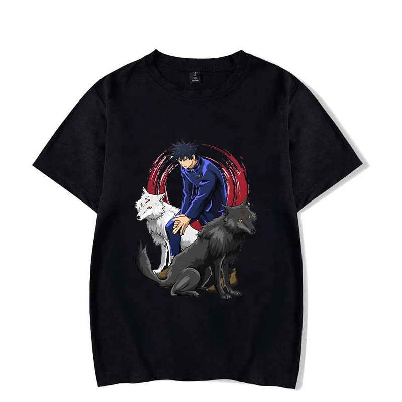 New Fushiguro Megumi Print Short Sleeve T Shirts Men Men Shirts Summer Short Sleeved Anime T-shirts Comfy Soft Shirts Loose Tops - Image 2