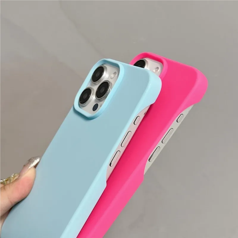 الأصلي الفلورسنت السائل غطاء من السيليكون آيفون 17 الهواء 16 15 14 13 12 11 برو ماكس زائد XS XR X ماتي غطاء التبريد بدون إطار