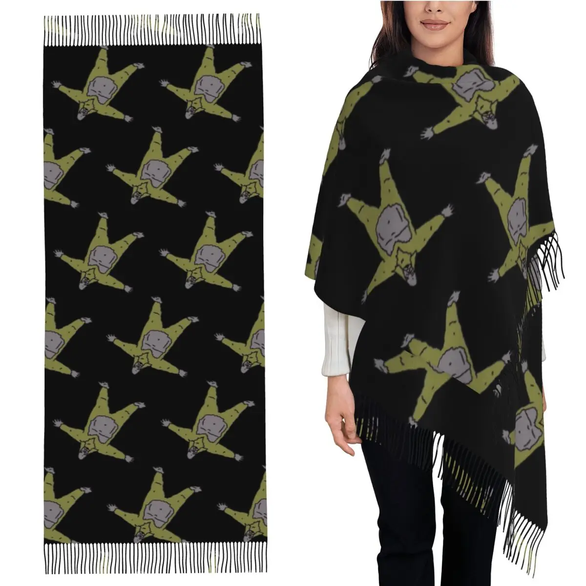 

Big Lez Show Donny Scarf Tassel Scarves for Women Soft Warm Shawls and Wraps Long Fall Winter Shawl Wrap