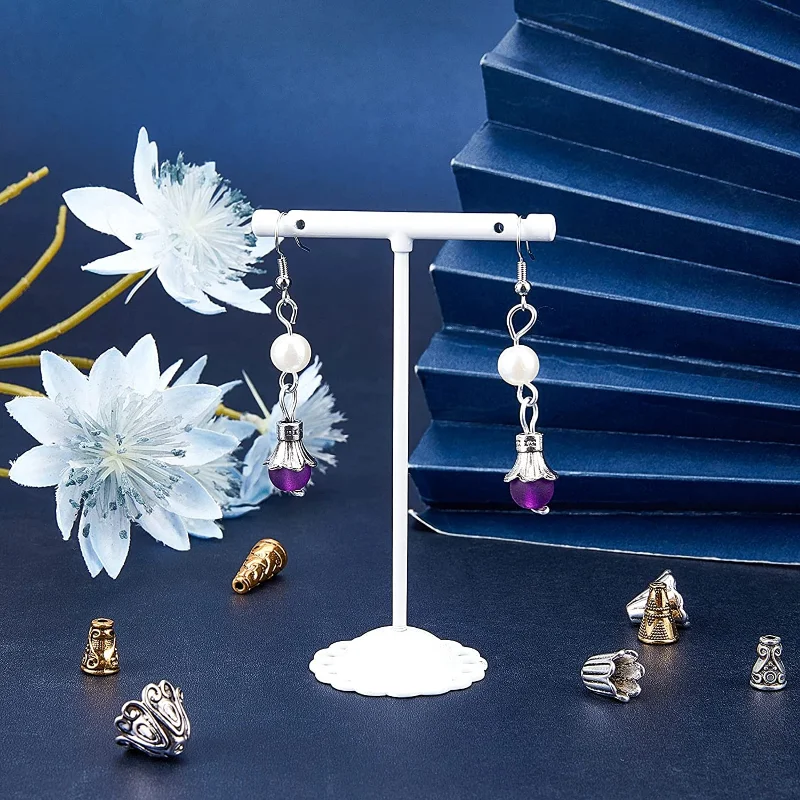 10-100PC Alloy Tassel Ends Cap Bead Cone Spacer Bead Caps Cover Thread Ends for Earring Necklace Jewellry DIY Craft Making