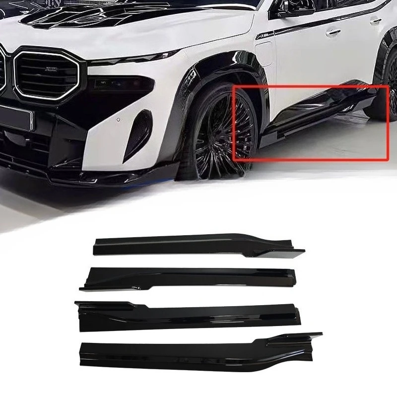 

For BMW XM G09 2023-2025 4-Piece Full Length Side Skirts Black Edition Direct Fit Gloss Black ABS Body Kit Aero Styling Upgrade