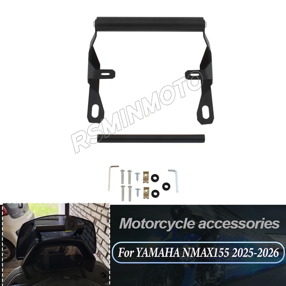 Motorcycle Accessories For Yamaha NMAX 155 NMAX155 NMAX-155 2025 2026 GPS Navigation Mount Bracket Phone Stand Holder Support