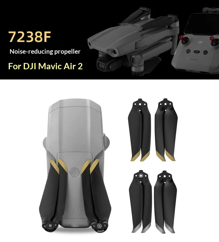 Suitable for DJIYAIR 2S blade 7238F blade propeller Mavic AIR2 machine wings drone accessories
