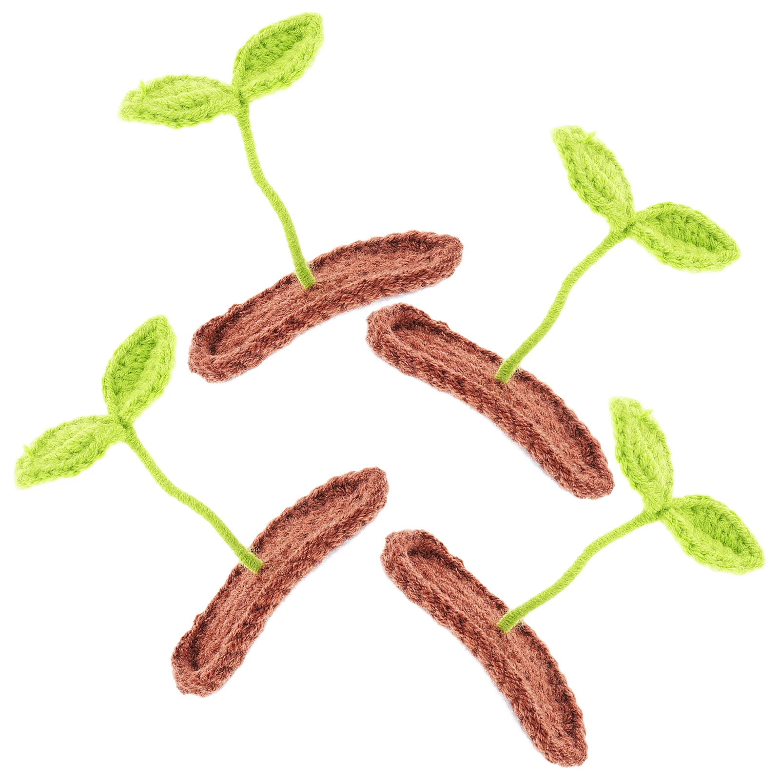 

4 pcs Bean Sprout Hair Clips Cute Hair Accessories For Decorative Plant Sprout Clips For Party Birthday