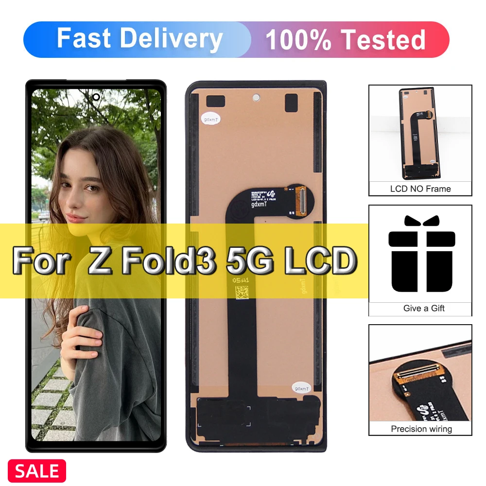TFT Fold3 lcd For Samsung Z Fold 3 F926 F9260 LCD Display Touch