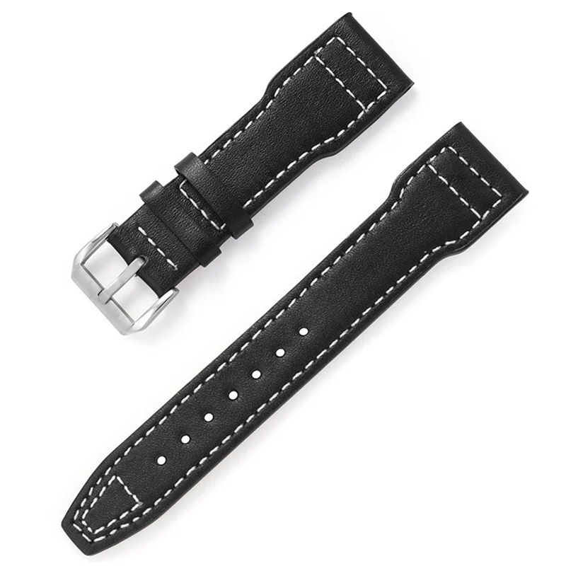 20mm 21mm 22mm Genuine Leather Watch Strap for IWC Pilot Portugieser Portofino Watch Band Cowhide Belt Bracelet Watch Accessory