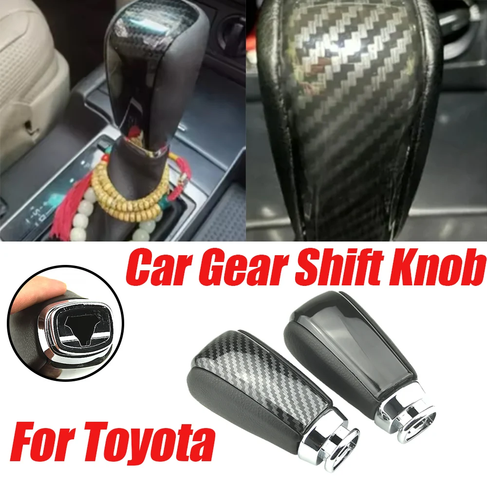Stylish Auto Gear Shift Knob HandBall For Toyota Prado FJ 150 Cruiser 2010-2017 Gearbox Handle Accessory