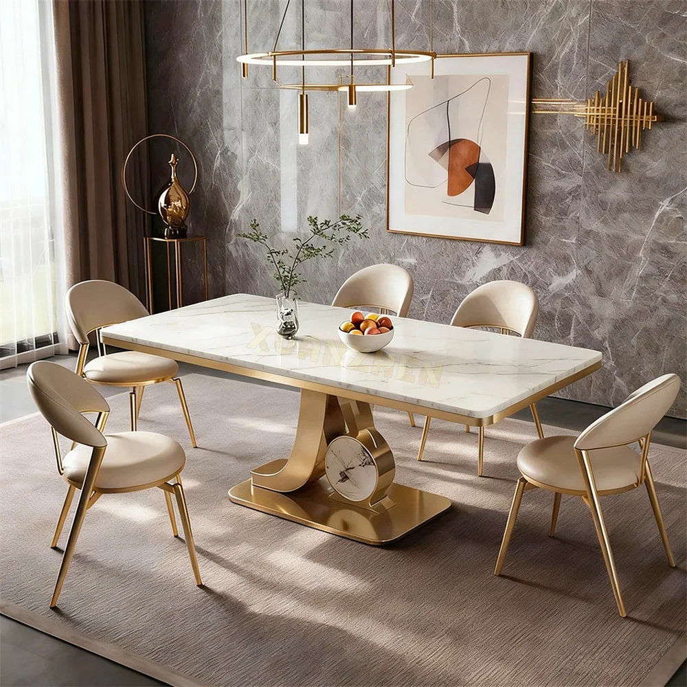 

# Stainless Steel Travertine Dining Table Dinner Table And Chairs