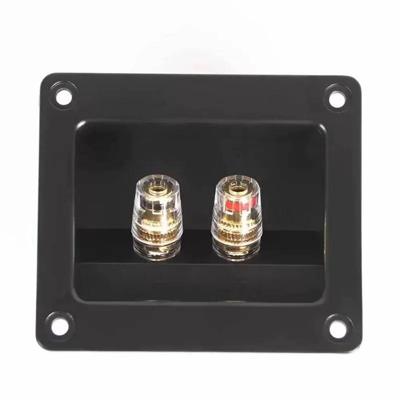 2pcs/lot Loudspeaker high-end crystal 2 junction box of pure copper column audio enthusiasts DIY accessories f-506 column
