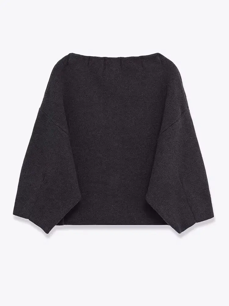 HH Donna Autunno Moda Girocollo Monopetto Maniche lunghe Tinta unita Camicetta ampia Donna Casual Pendolarismo Top versatili