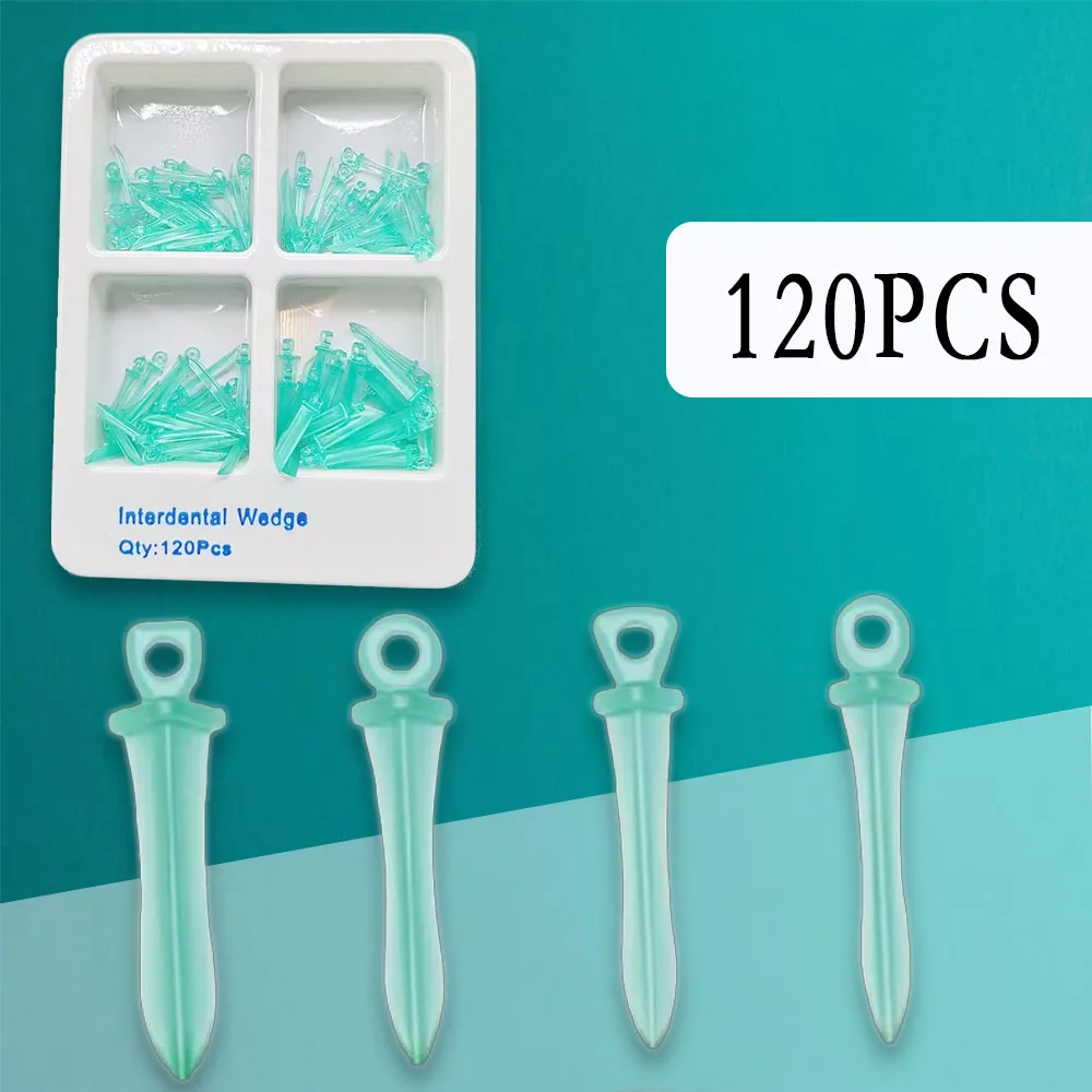 

120pcs Dental Tools Materials Interdental Wedges Add On Autoclavable Oral Care Dentist Dentistry Odontologia